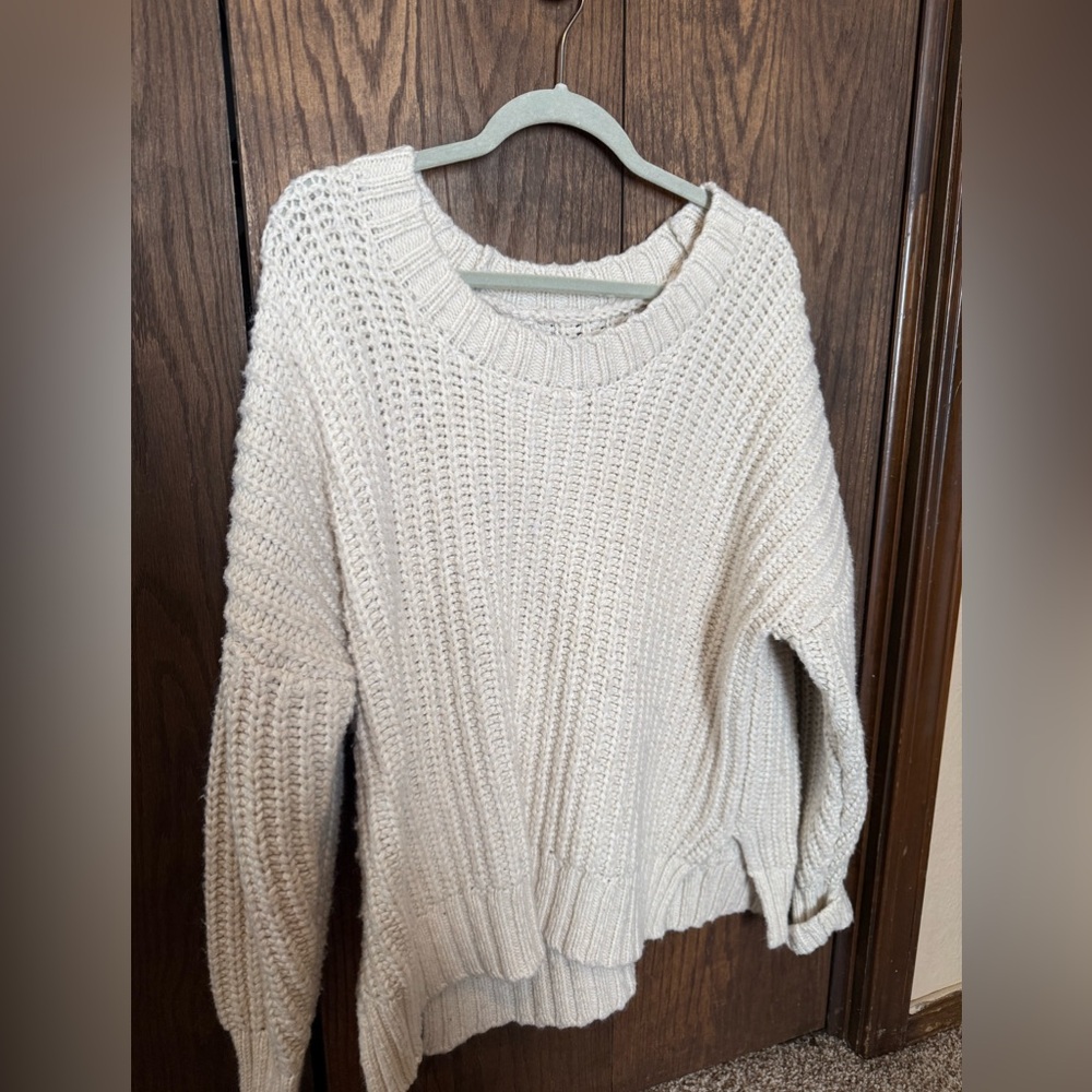 Aerie wide neck sweater